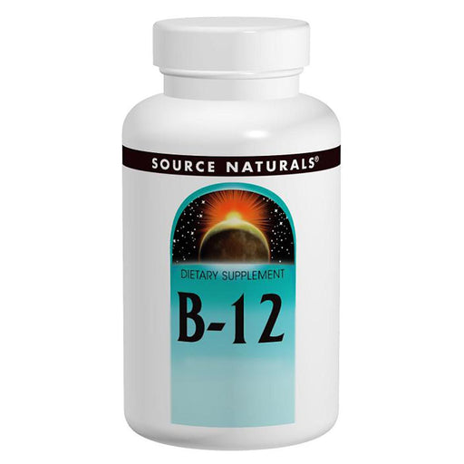 Source Naturals Vitamins, Minerals, Herbs & More Source Naturals B-12 Sublingual 2000mcg 100 Tablets (580791402540)