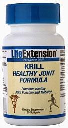 Life Extension Vitamins, Minerals, Herbs & More Life Extension Krill Healthy Joint Formula 30 Softgels