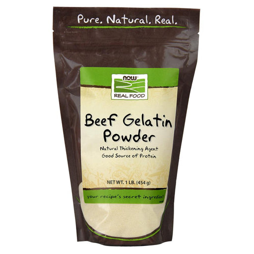 Now Foods Vitamins, Minerals, Herbs & More Now Foods Beef Gelatin Powder 1 Lb