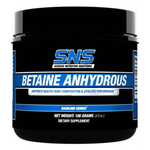 Serious Nutrition Solutions Sports Nutrition & More Serious Nutrition Solutions Betaine Anhydrous 100 Grams (582017286188)