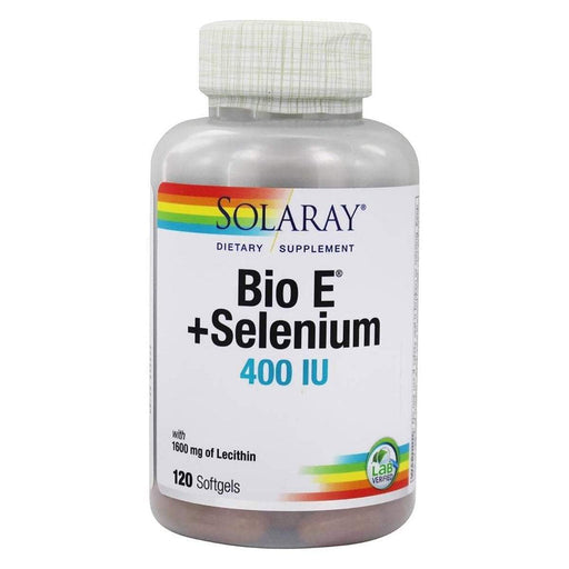Solaray Vitamins, Minerals, Herbs & More Solaray Bio E w/Selenium 400 IU 120 Softgels