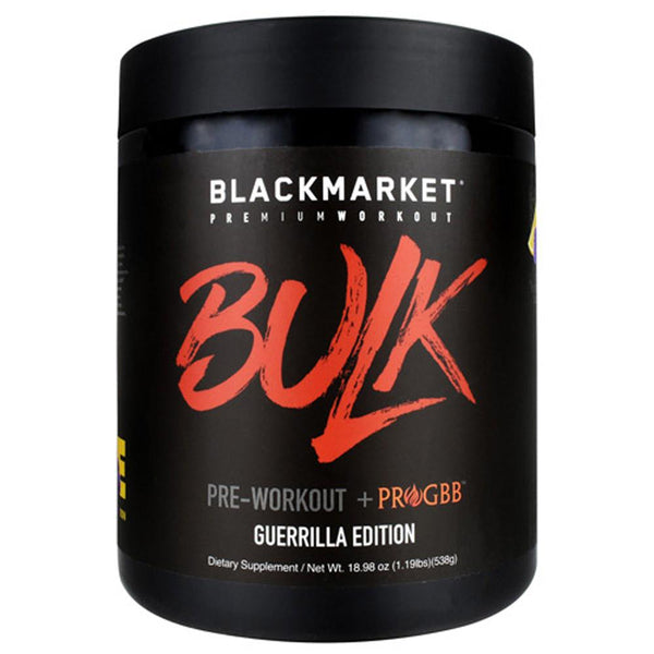 Black Market Labs Pre-Workouts Guerrilla Edition Blue Razz Lemonade Black Market Labs Bulk 25 Servings