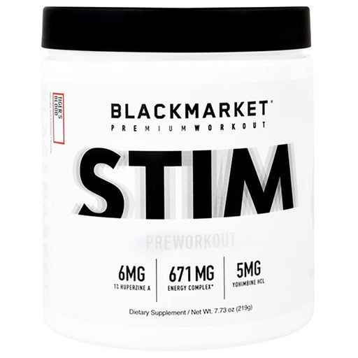 Black Market Labs Pre-Workouts Black Market Labs Stim 30 Servings Tiger's Blood (4367025668211)
