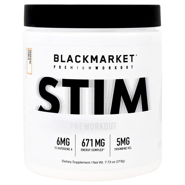 Black Market Labs Stim 30 Servings Tropical Punch (4367025668211)