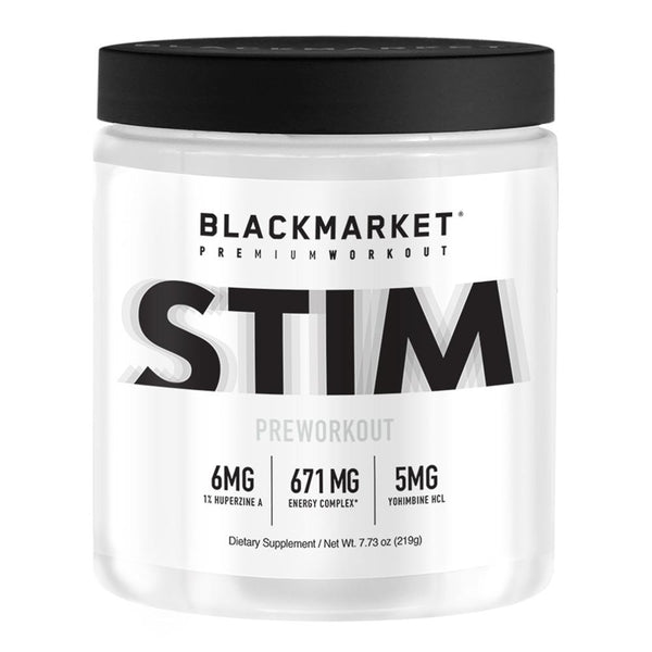 Black Market Labs Pre-Workouts Black Market Labs Stim 30 Servings White Noise (4367025668211)
