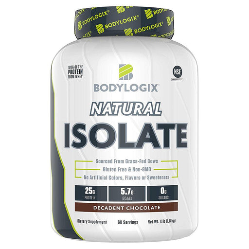 Bodylogix Protein Powders Decadent Chocolate Bodylogix Natural Isolate Protein 4lb (1741054509100)