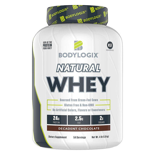 Bodylogix Protein Powders Decadent Chocolate Bodylogix Natural Whey Protein 4lb (1741050052652)