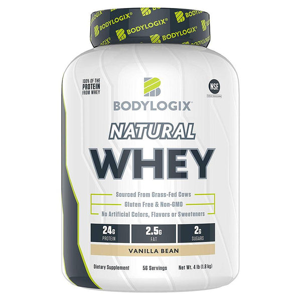 Bodylogix Protein Powders Vanilla Bean Bodylogix Natural Whey Protein 4lb (1741050052652)