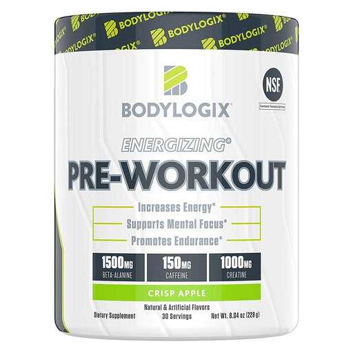 Bodylogix Sports Performance Recovery Crisp Apple Bodylogix Energizing Pre-Workout 30 Servings (1741070762028)