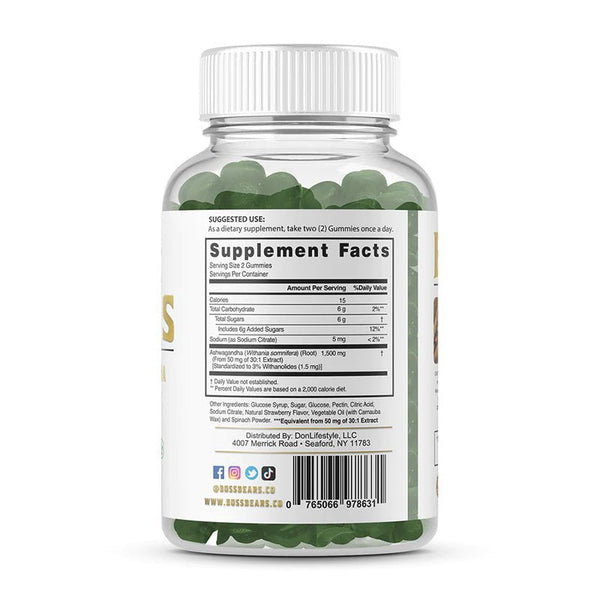 Boss Bears Herbs Boss Bears Ashwagandha Gummies 60ct