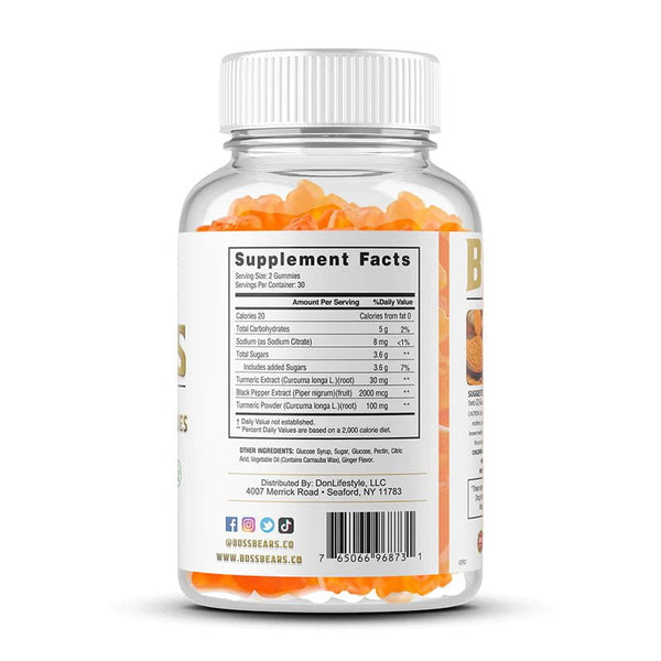 Boss Bears Herbs Boss Bears Turmeric Gummies 60ct