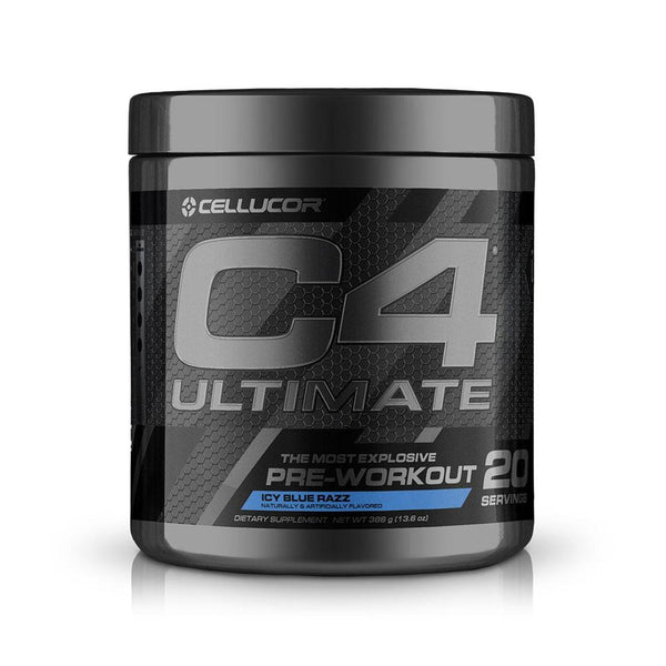C4 Ultimate Icy Blue Razz 30 Servings (1864759672876)