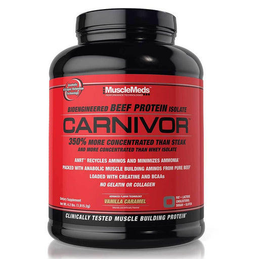 MuscleMeds Sports Nutrition & More MuscleMeds Carnivor Beef Protein 4 Lbs