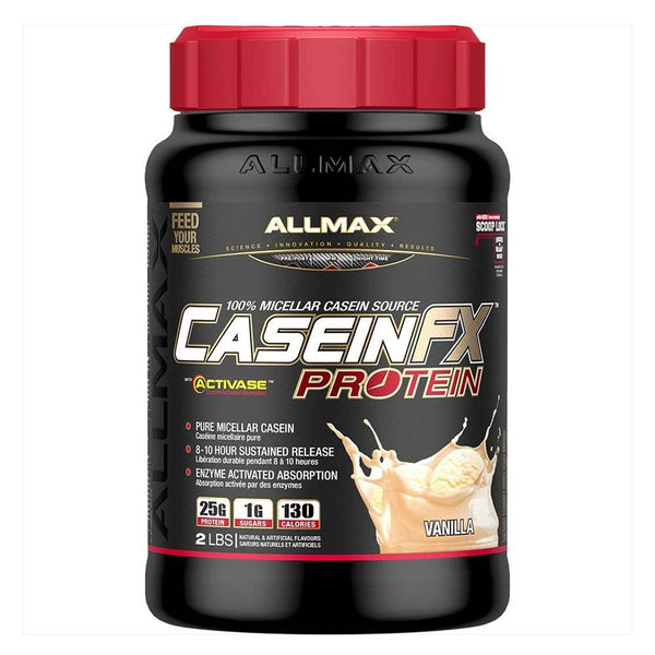 Allmax Nutrition Sports Nutrition & More Vanilla Allmax Nutrition Casein-FX 2 Lbs