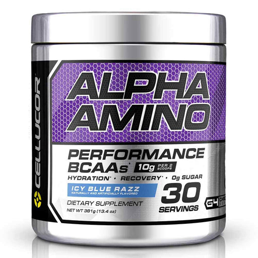 Cellucor Amino Acids Icy Blue Razz Cellucor Alpha Amino 30 Servings