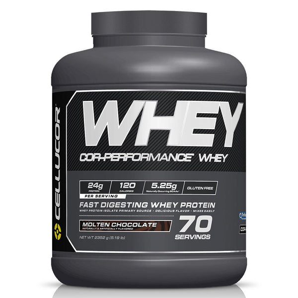 Cellucor Sports Nutrition & More Molten Chocolate Cellucor Cor-Performance Whey 5 Lbs (582115000364)
