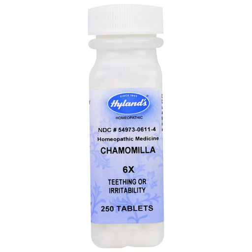 Hylands Vitamins, Minerals, Herbs & More Hylands Chamomilla 6X 250 Tabs (581908135980)