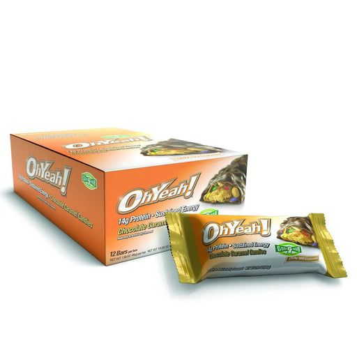 ISS Research Sports Nutrition & More Chocolate Caramel Candies ISS Research Oh Yeah! 45 Gram Bar 12/Box (581747703852)