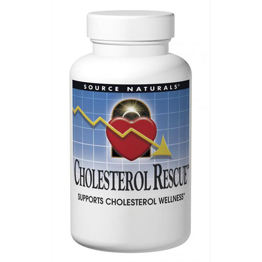Source Naturals Vitamins, Minerals, Herbs & More Source Naturals Cholesterol Rescue 60 Tabs (580838424620)