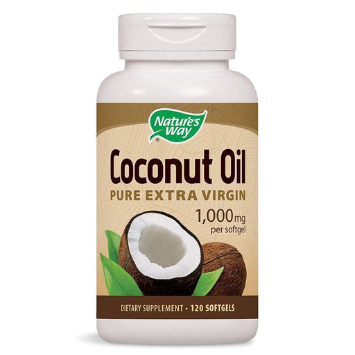Nature's Way Vitamins, Minerals, Herbs & More Nature's Way Coconut Oil 120 Softgels