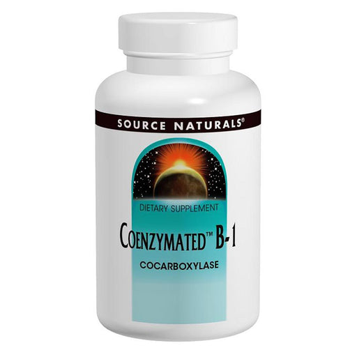 Source Naturals Vitamins, Minerals, Herbs & More Source Naturals Coenzymated B-1 Sublingual 25mg 60 Tablets (580787077164)