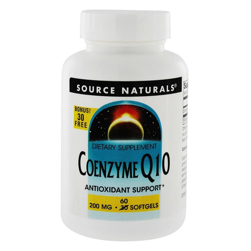 Source Naturals Vitamins, Minerals, Herbs & More Source Naturals CoQ-10 Bonus! 30 Free 200mg 60 Gels (580718919724)