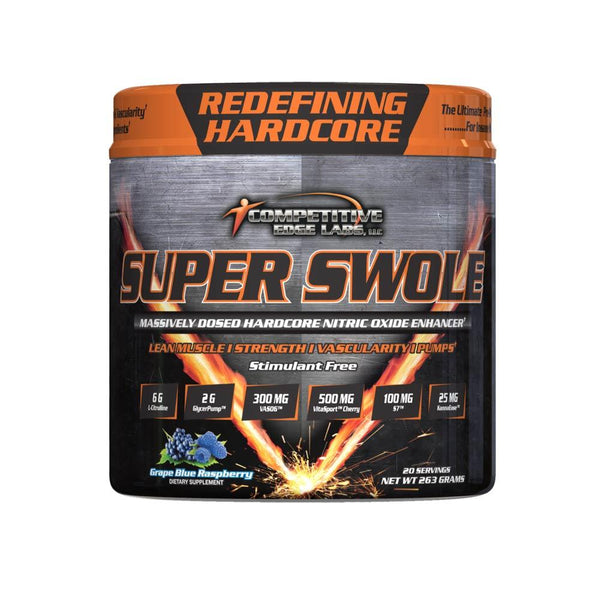 Competitive Edge Labs Nitric Oxide Grape Blue Raspberry CEL Super Swole 20/Servings