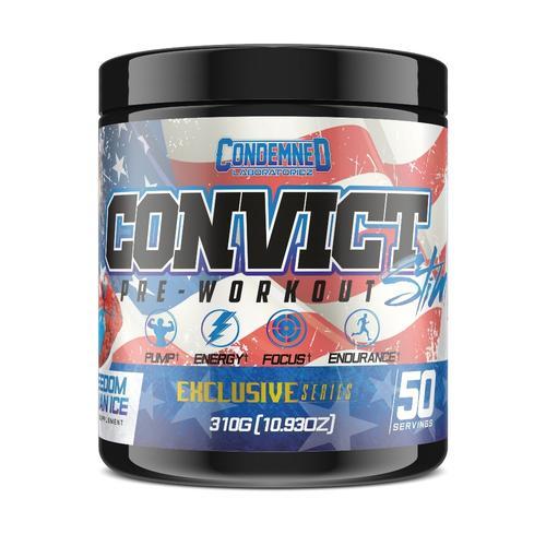 Condemned Labratoriez Pre-Workouts Freedom Italian Ice Condemned Labz Convict Pre-Workout 50 Servings