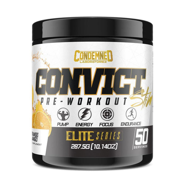 Condemned Labratoriez Pre-Workouts Orange Mango Condemned Labz Convict Pre-Workout 50 Servings