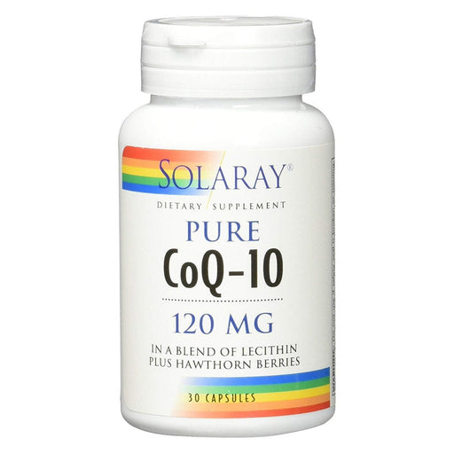 Solaray Vitamins, Minerals, Herbs & More Solaray CoQ10 120mg 30 Caps (580537810988)