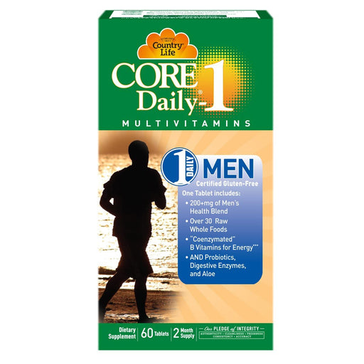 Country Life Vitamins, Minerals, Herbs & More Country Life Core Daily-1 Men 60 Tabs