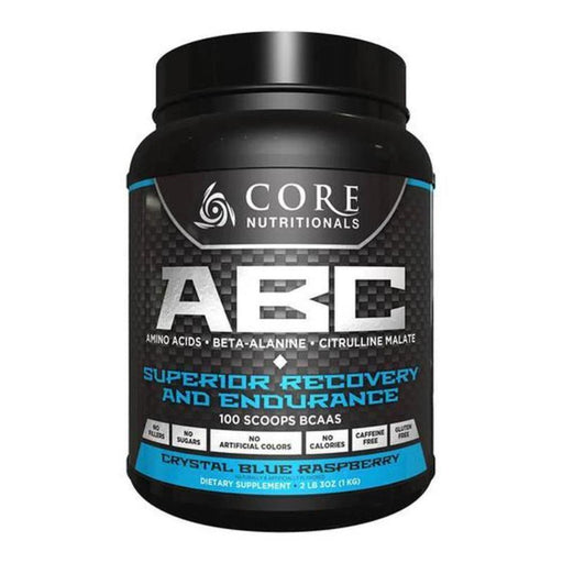 Core Nutritionals Amino Acids Crystal Blue Raspberry Core Nutritionals ABC 50 Servings
