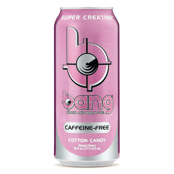 VPX Sports Nutrition & More Cotton Candy VPX Bang Caffeine Free RTD 12/Case (582684114988)