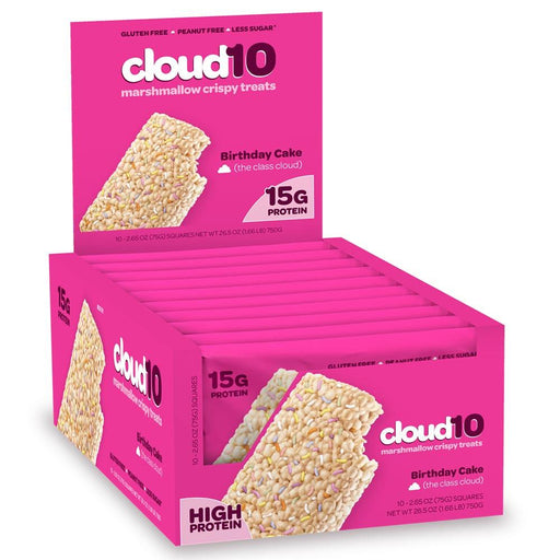 Beyond Better Foods Foods & - Juices Birthday Cake Cloud10 Marshmallow Crispy Treats 10/Box