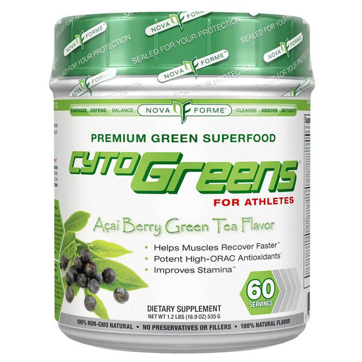 Allmax Nutrition Vitamins, Minerals, Herbs & More Allmax CytoGreens Acai Berry Green Tea 60 Servings