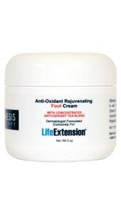 Life Extension Vitamins, Minerals, Herbs & More Life Extension Anti-Oxidant Rejuvenating Foot Cream 2 oz (581065965612)