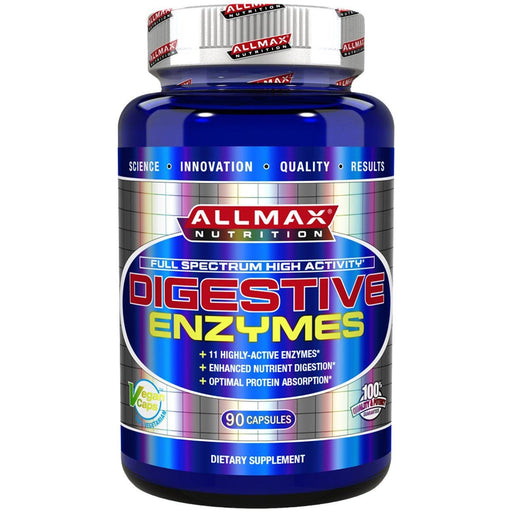 Allmax Nutrition Vitamins, Minerals, Herbs & More Allmax Nutrition Digestive Enzymes 90 Caps