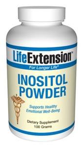 Life Extension Vitamins, Minerals, Herbs & More Life Extension Inositol 100 grams (581084512300)
