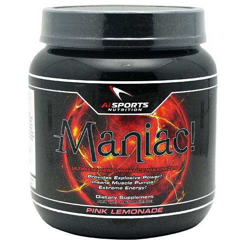 AI Sports Nutrition Sports Nutrition & More AI Sports Nutrition Maniac! Pink Lemonade 80 Servings (581699633196)