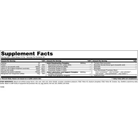 Universal Joint Aid Universal Animal Flex Powder (Orange) 30 Servings