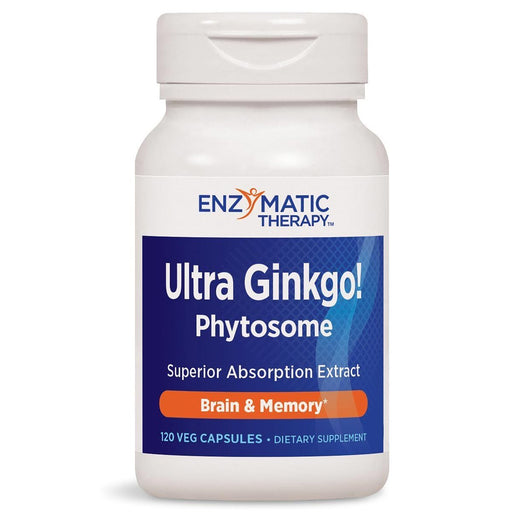 Enzymatic Therapy Vitamins, Minerals, Herbs & More Enzymatic Therapy Ginkgo Phytosome 120 Ultracaps (580577591340)