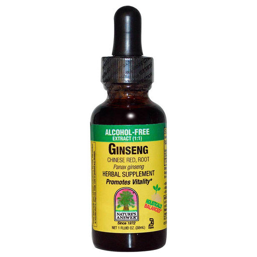 Nature's Answer Vitamins, Minerals, Herbs & More Nature's Answer Red Ginseng Alcohol Free 2000mg 1oz (580863655980)