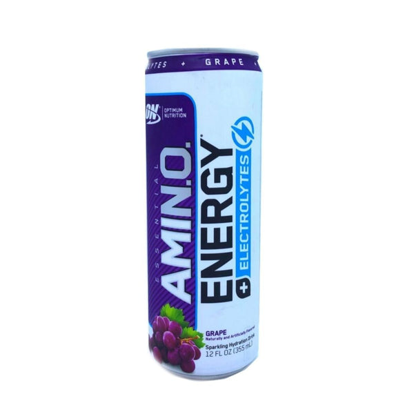 Optimum Nutrition Drinks Grape Optimum Nutrition Amino Energy + Electrolytes RTD 12/Case