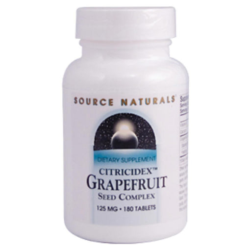 Source Naturals Vitamins, Minerals, Herbs & More Source Naturals Grapefruit Seed Extract Citricidex 125mg 180 Tablets (580590370860)