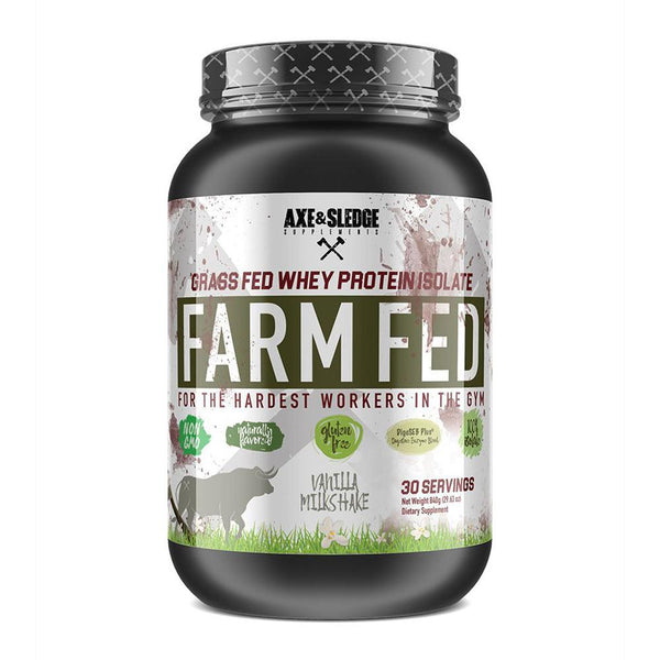 AXE & SLEDGE Protein Powders VANILLA Axe & Sledge Farm Fed 30 Servings