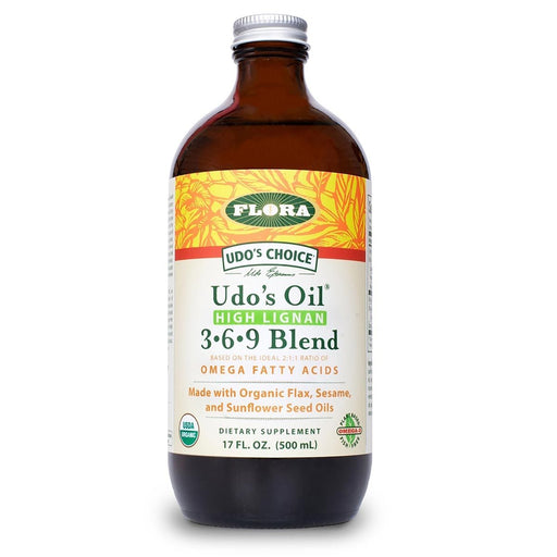 Flora (Udo's Choice) Vitamins, Minerals, Herbs & More Flora Udo's Choice High Lignan 3 6 9 Oil Blend 17oz