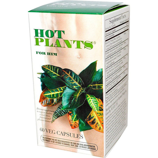 Enzymatic Therapy Vitamins, Minerals, Herbs & More Enzymatic Therapy Hot Plants For Him 60 Capsules (581580062764)