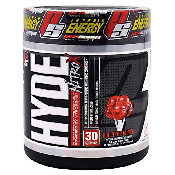 Pro Supps Sports Nutrition & More Lollipop Punch Pro Supps Hyde Nitro X 30 Servings (1409264582700)