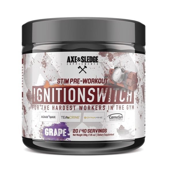 AXE & SLEDGE Sports Performance Recovery Axe & Sledge Ignition Switch 40 Servings