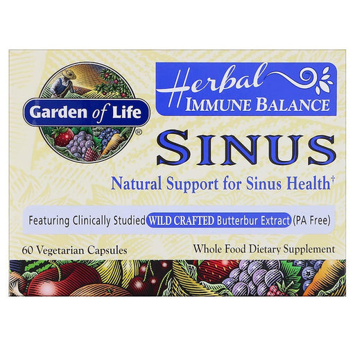 Garden of Life Vitamins, Minerals, Herbs & More Garden of Life Immune Balance Sinus 60 Vege Caplets